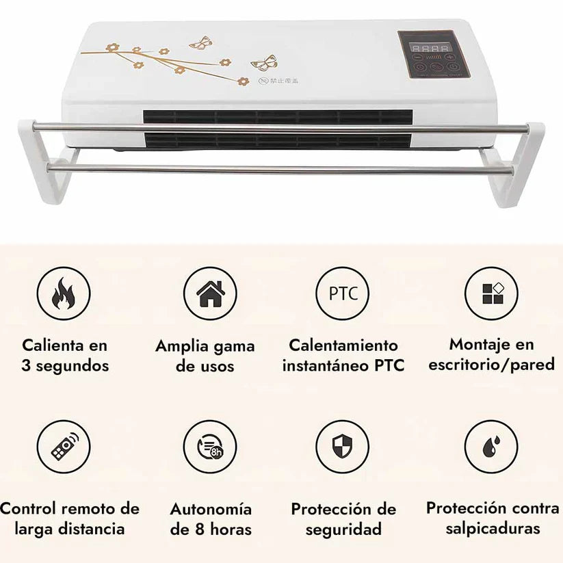 Mini Aire Acondicionado Portátil 2 en 1 Calor y Frio - Bajo consumo y Máxima Potencia